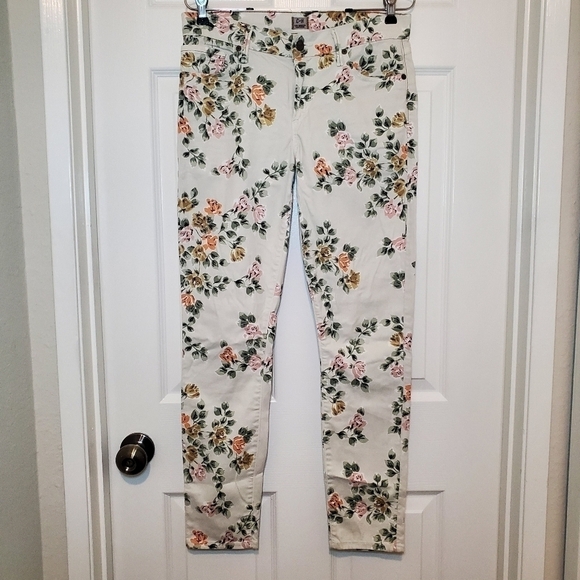 Citizens of Humanity Thompson Skinny Jeans Sz 28 Floral - Picture 1 of 10